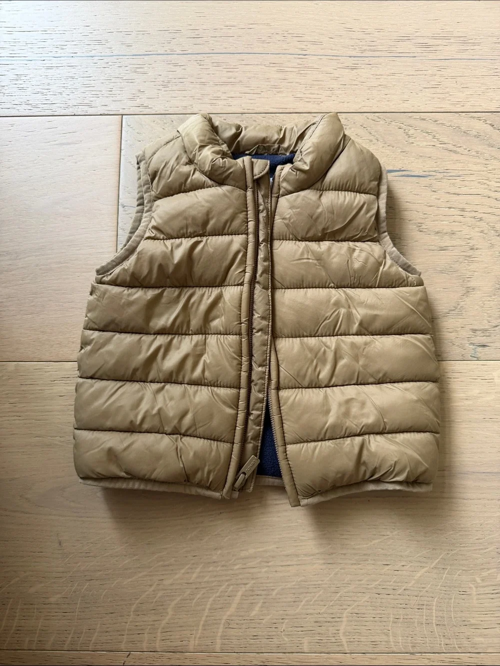 Old Navy Tan Puffer Vest for Kids